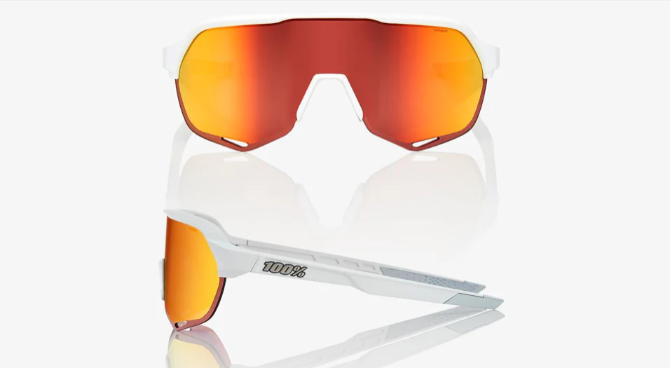 100% S2 - Soft Tact Off White - Hiper Red Multilayer Mirror Lens - Image 3
