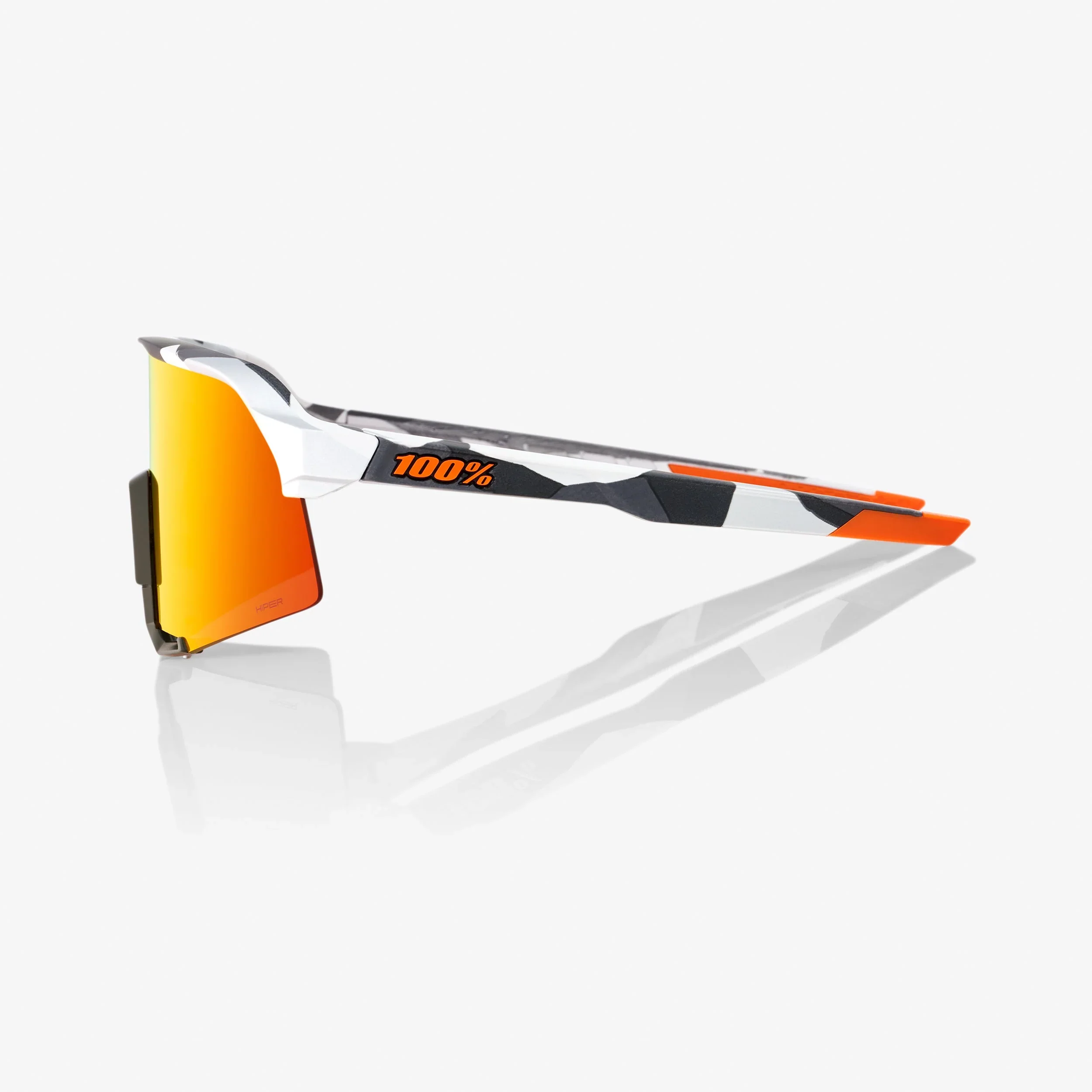 100% S3™ Soft Tact Grey Camo HiPER® Red Multilayer Mirror Lens - Image 3