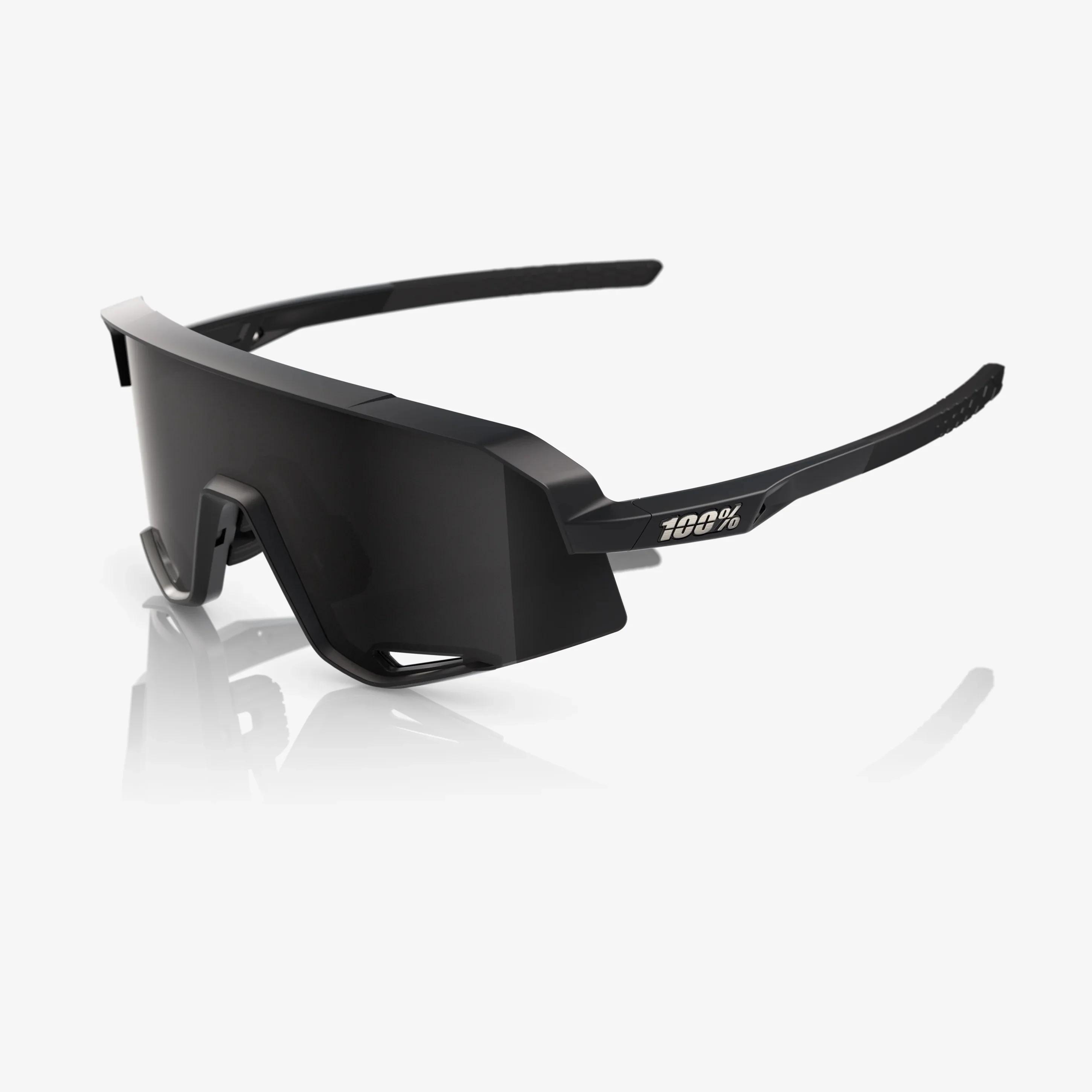 100% SLENDALE Matte Black Smoke Lens