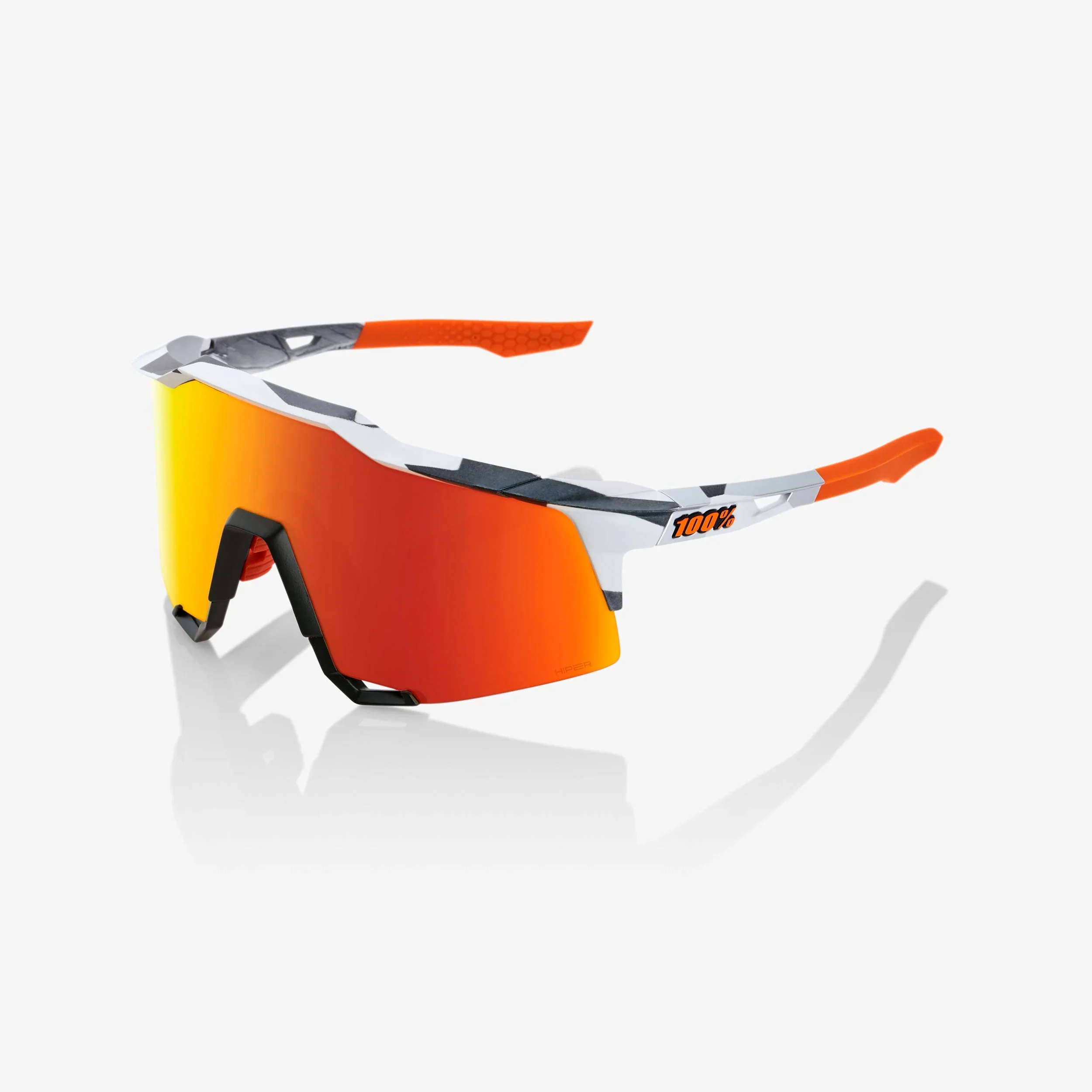 100% SPEEDCRAFT® Soft Tact Grey Camo HiPER® Red Multilayer Mirror Lens