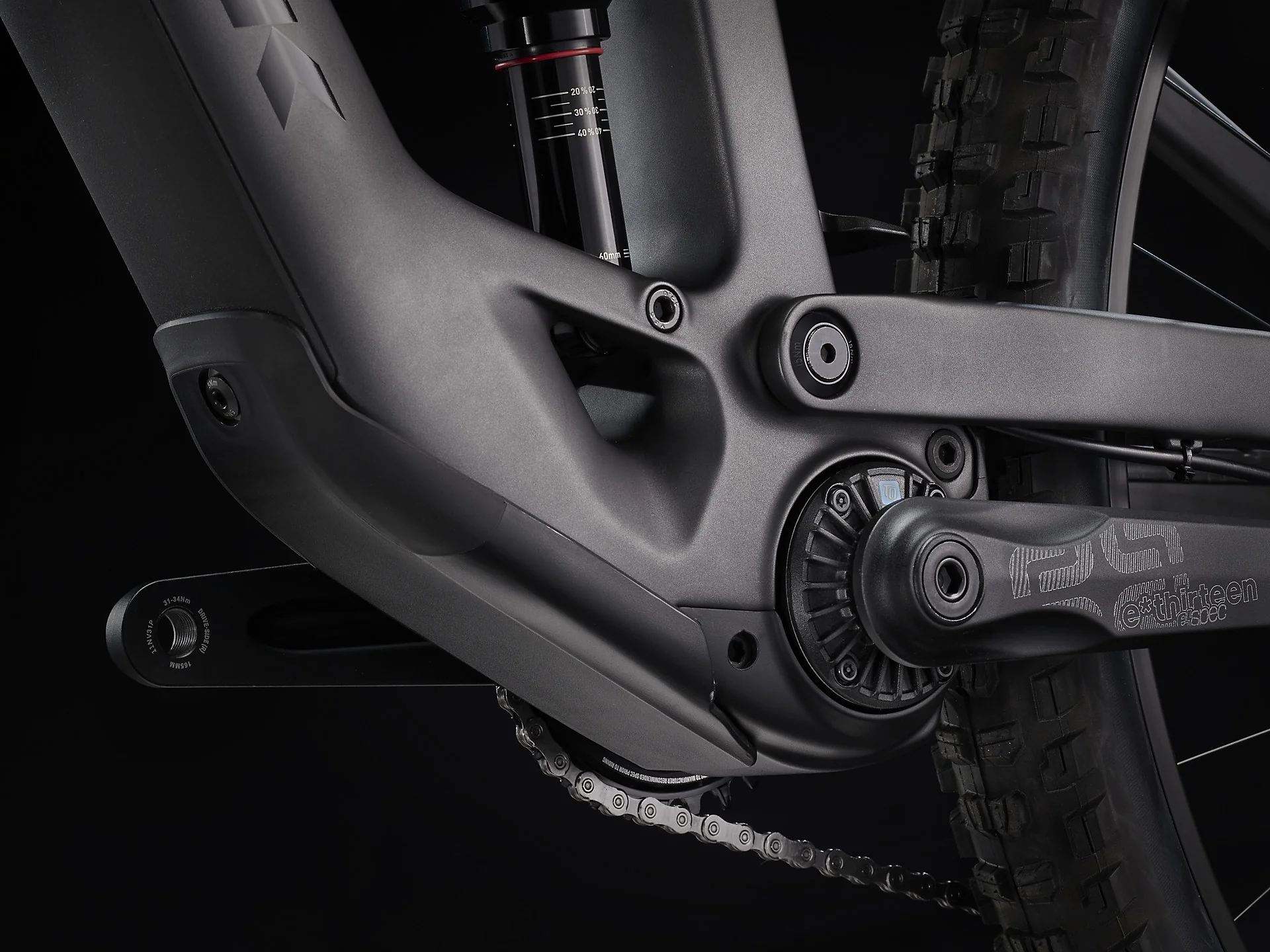 2024 Trek Fuel EXe 9.5 - Matte Dnister Black - Image 3
