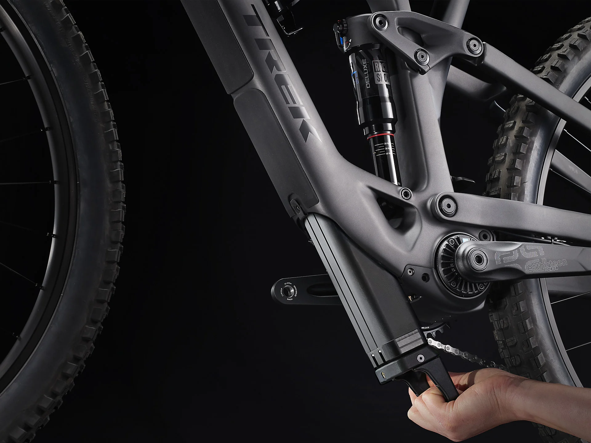 2024 Trek Fuel EXe 9.5 - Matte Dnister Black - Image 9