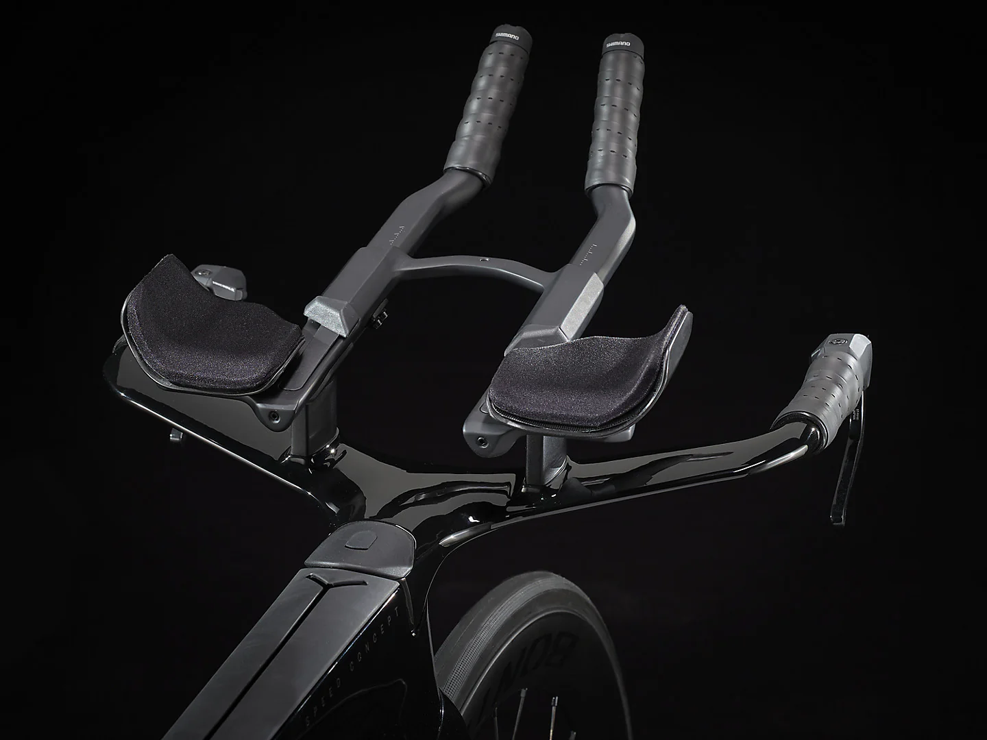 2024 Trek Speed Concept SLR 7 - Deep Smoke/Gloss Trek Black - Image 6