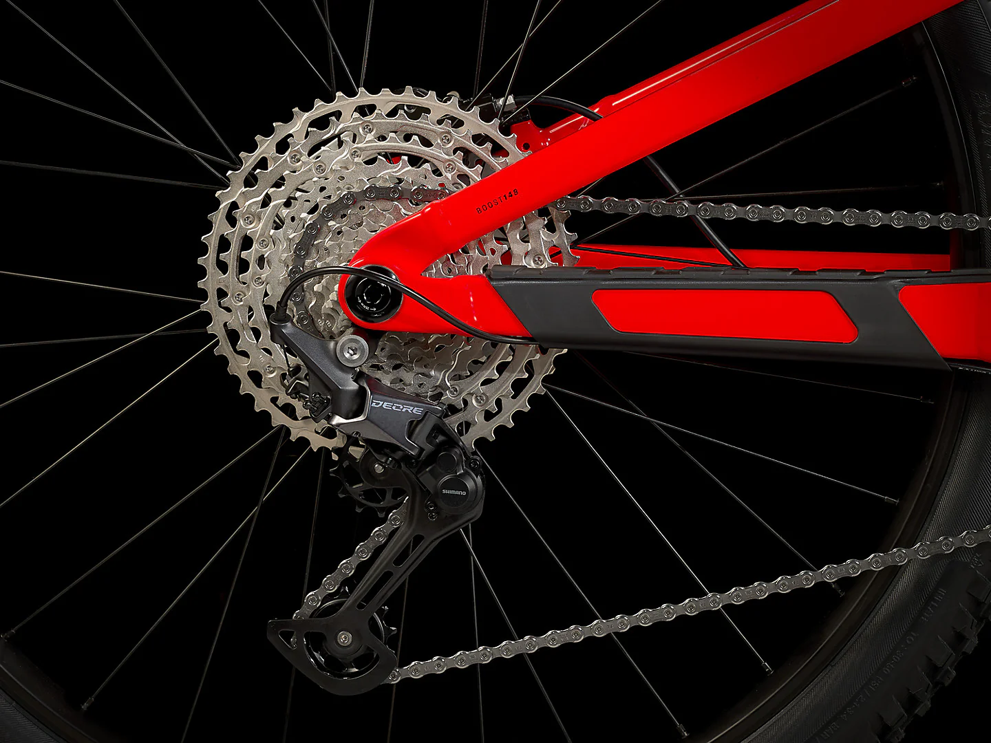 2024 Trek Top Fuel 5 - Radioactive Red - Image 5