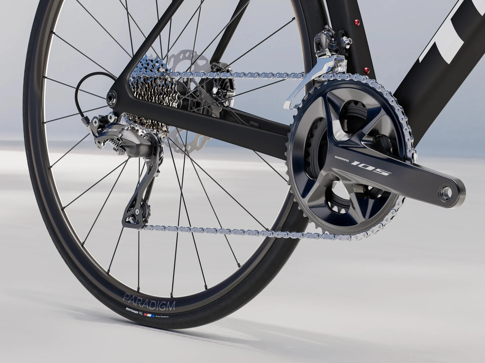 2025 Trek Madone SL 5 Gen 8 - Matte Deep Smoke - Image 5