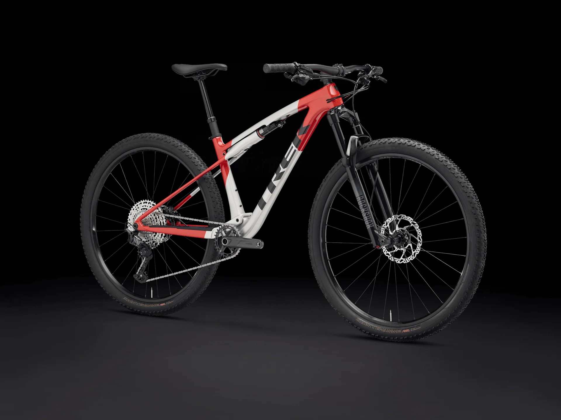2025 Trek Supercaliber SL 9.6 Gen 2 - Lunar Silver/Lava Red - Image 2