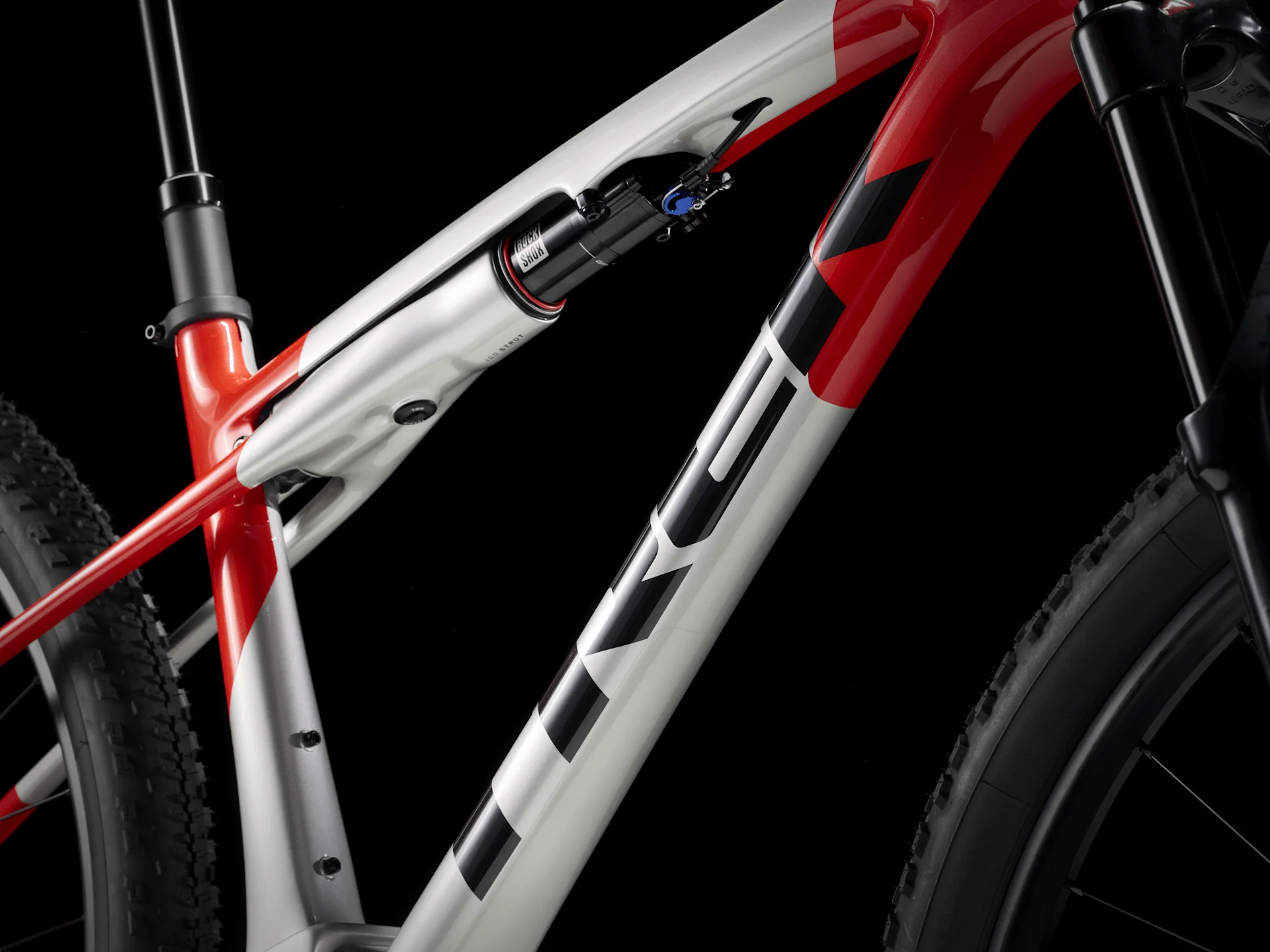 2025 Trek Supercaliber SL 9.6 Gen 2 - Lunar Silver/Lava Red - Image 5