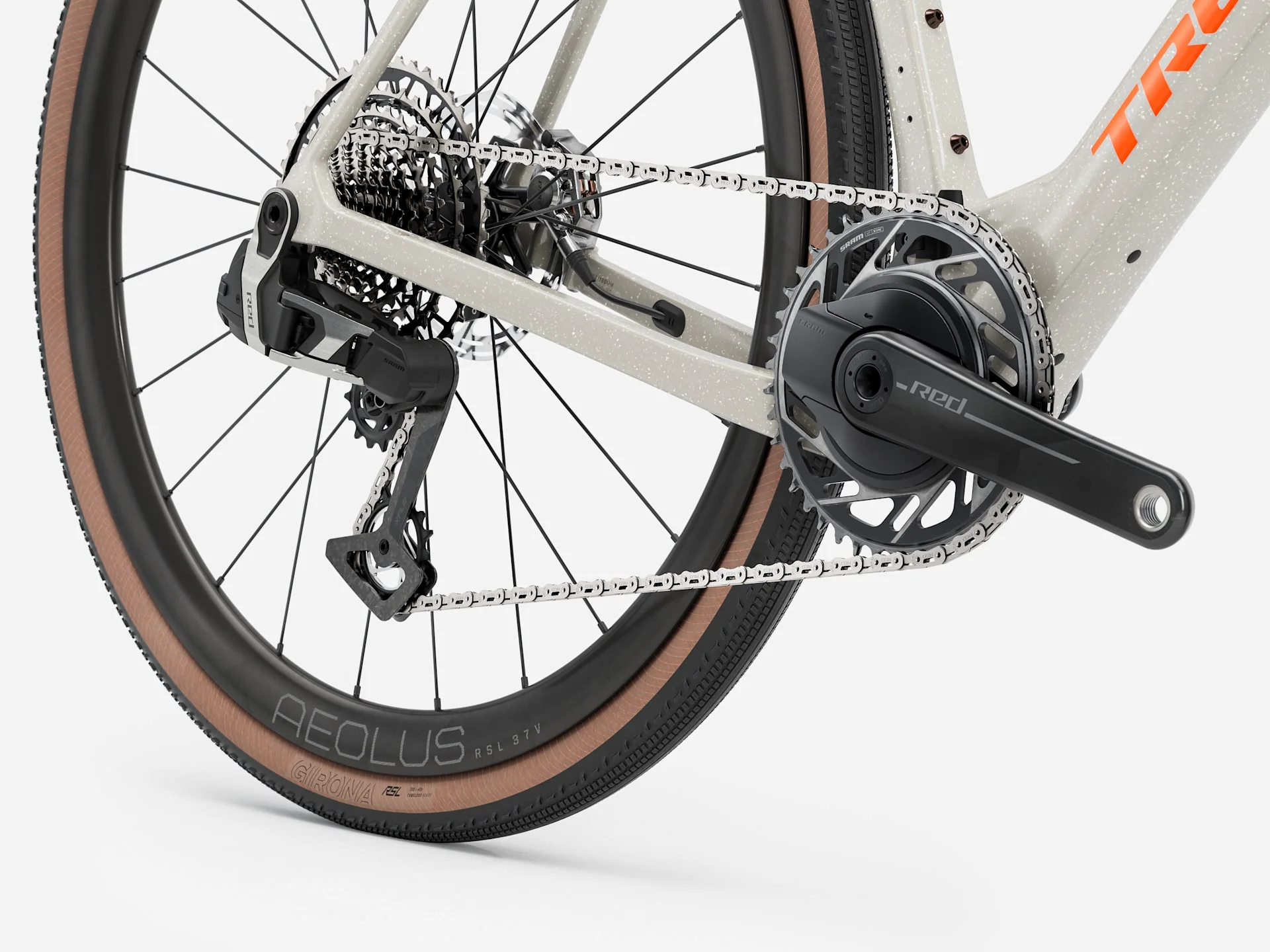 2026 Trek Checkmate SLR 9 AXS - Era White/Buff Beige - Image 4
