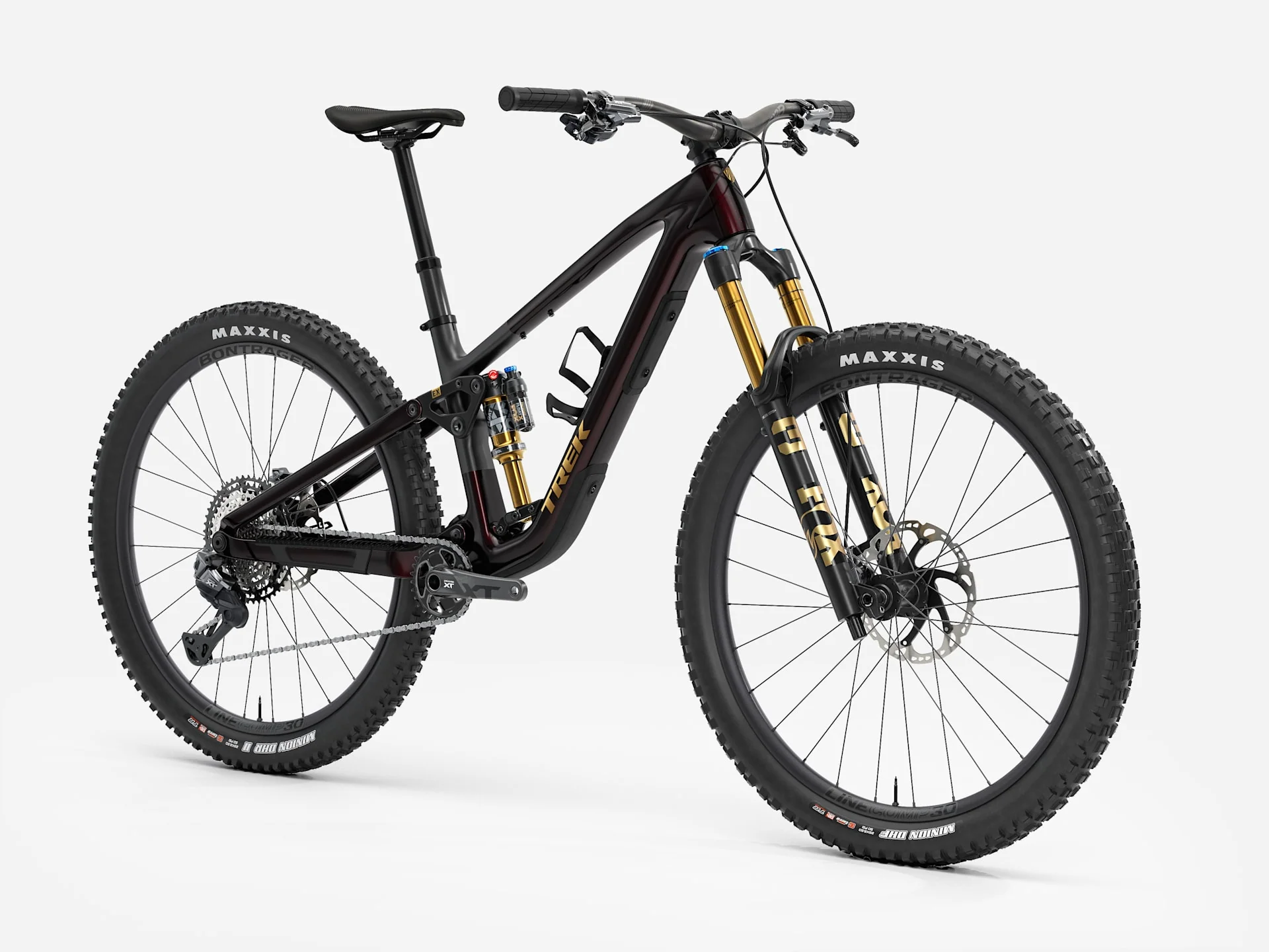 2026 Trek Fuel EX 9.8 XT Di2 Gen 7 - Gloss Dark Carmine/Matte Trek Black - Image 2
