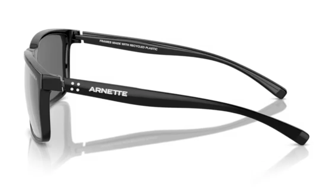 Arnette Stripe- Black Polarized Grey Mirror - Image 3
