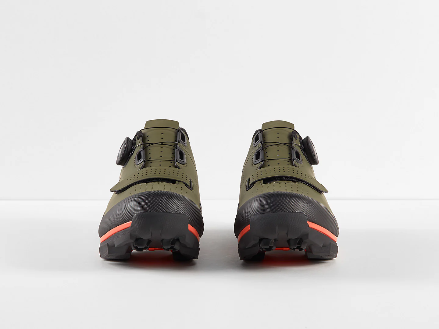 Bontrager Foray Mountain Bike Shoes - Olive Grey/Radioactive Orange - Image 5