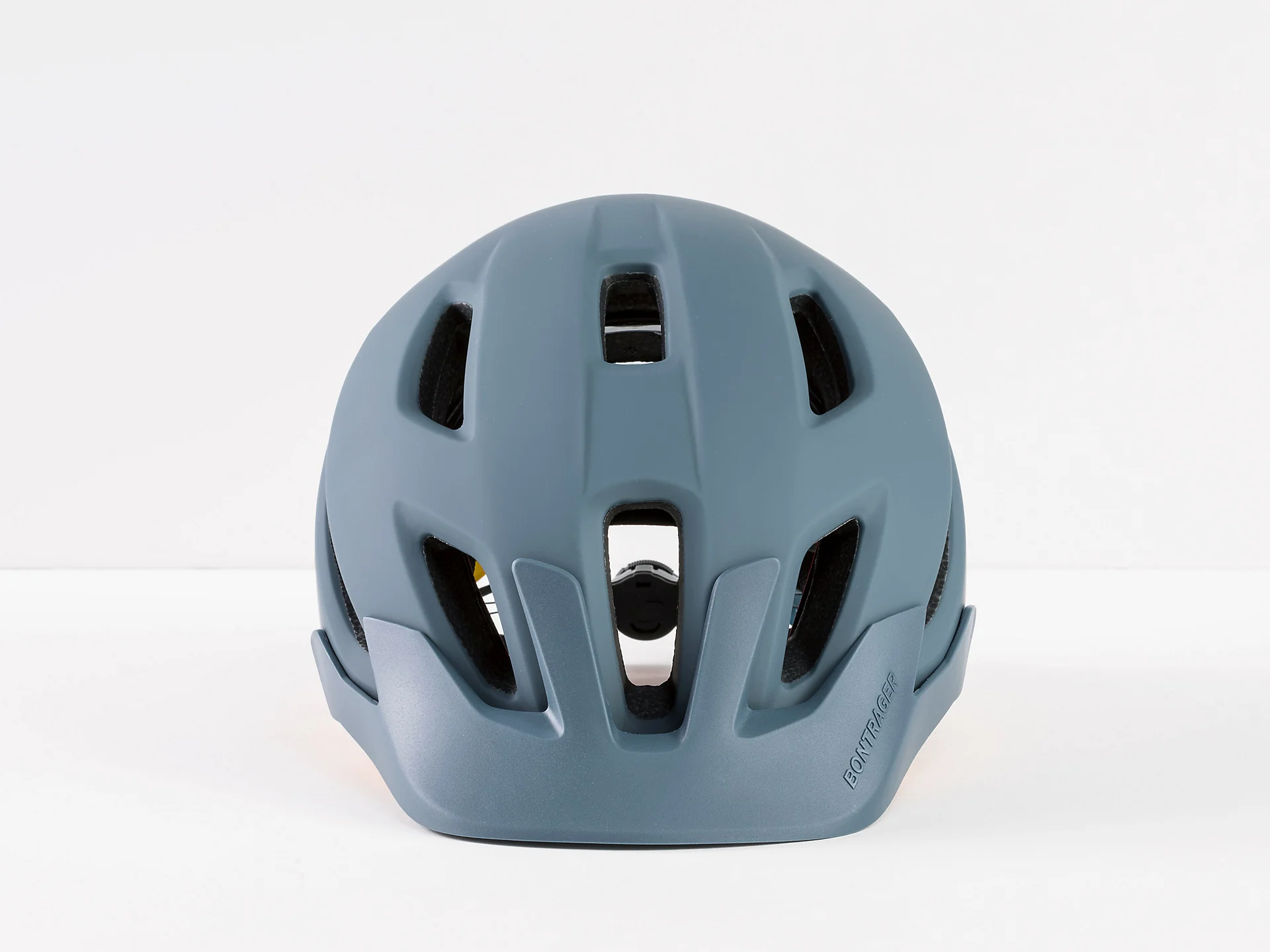 Bontrager Quantum MIPS Bike Helmet- Battleship Blue/ Marigold - Image 6