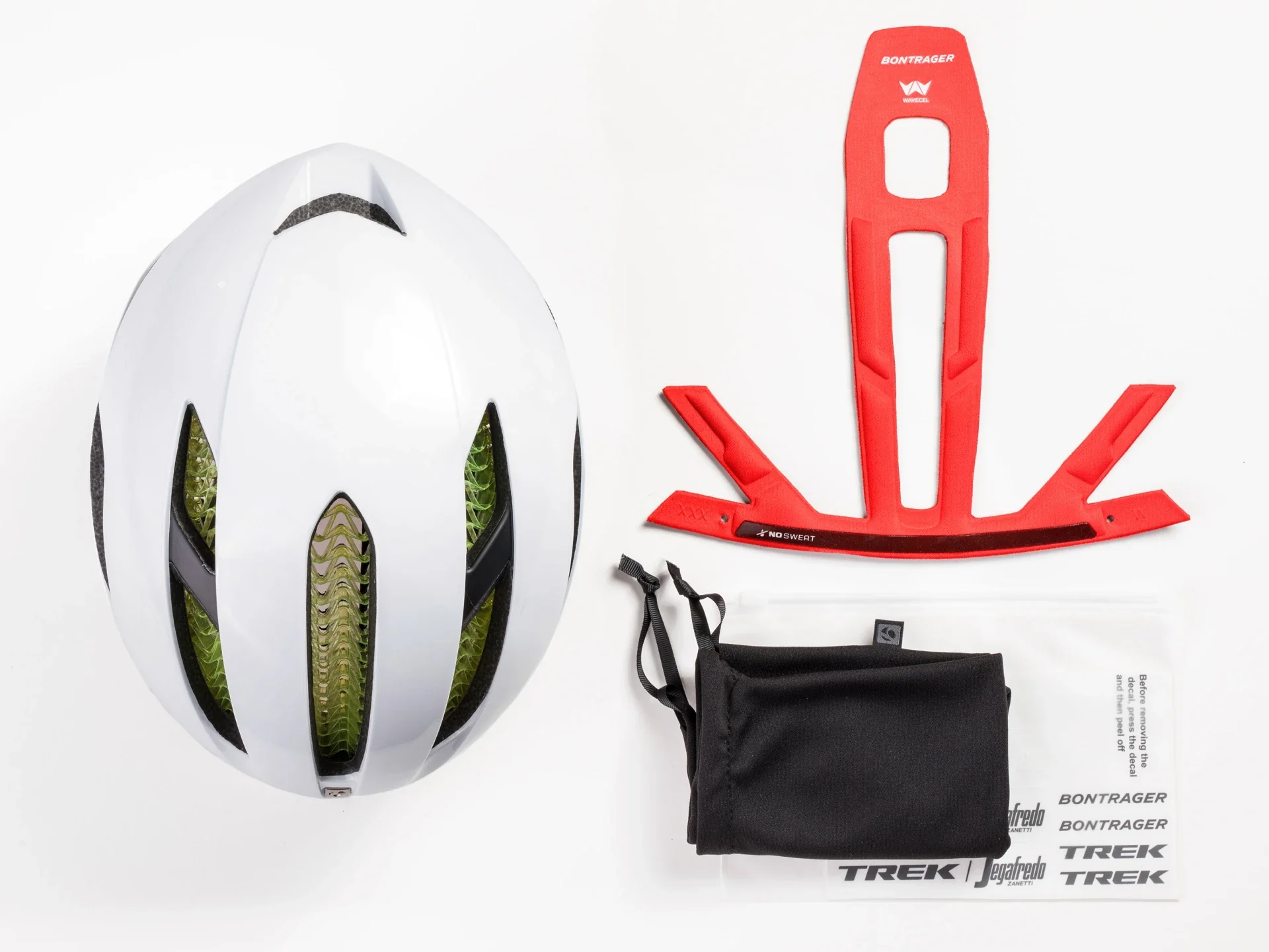 Bontrager XXX WaveCel Road Bike Helmet- White Gloss - Image 6