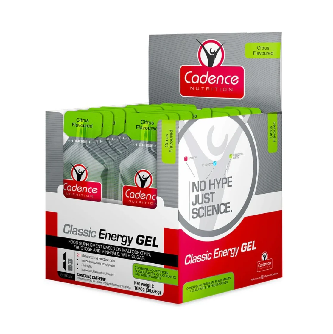 Cadence Citrus Gel 36g Energy Gels - Image 2