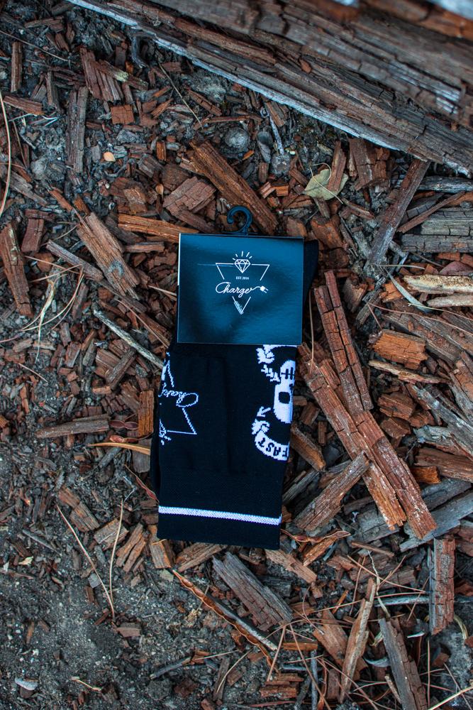 Charger socks - Red Rose - Image 3
