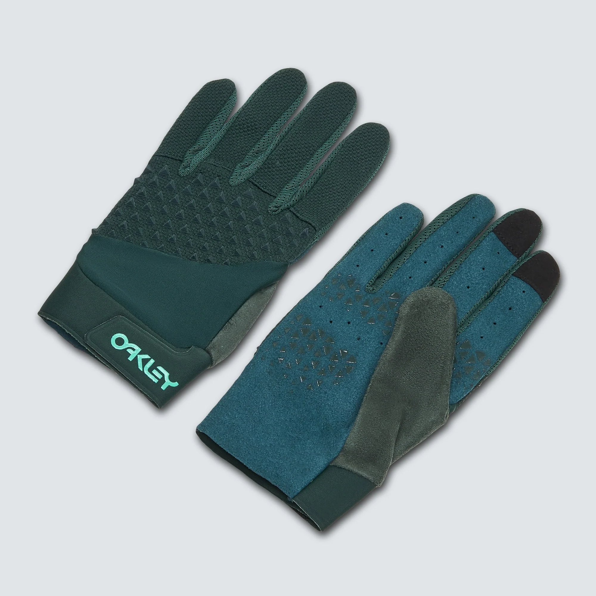 Oakley Drop In MTB Glove- Hunter Green/Mint