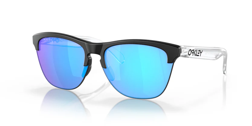 Oakley Frogskins Lite- Matte Black/Clear Prizm Sapphire