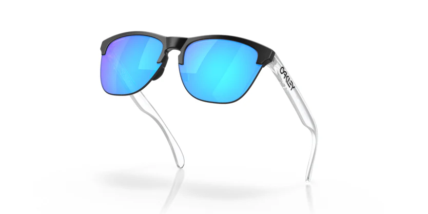 Oakley Frogskins Lite- Matte Black/Clear Prizm Sapphire - Image 3