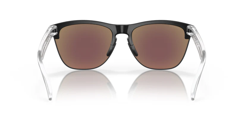 Oakley Frogskins Lite- Matte Black/Clear Prizm Sapphire - Image 4