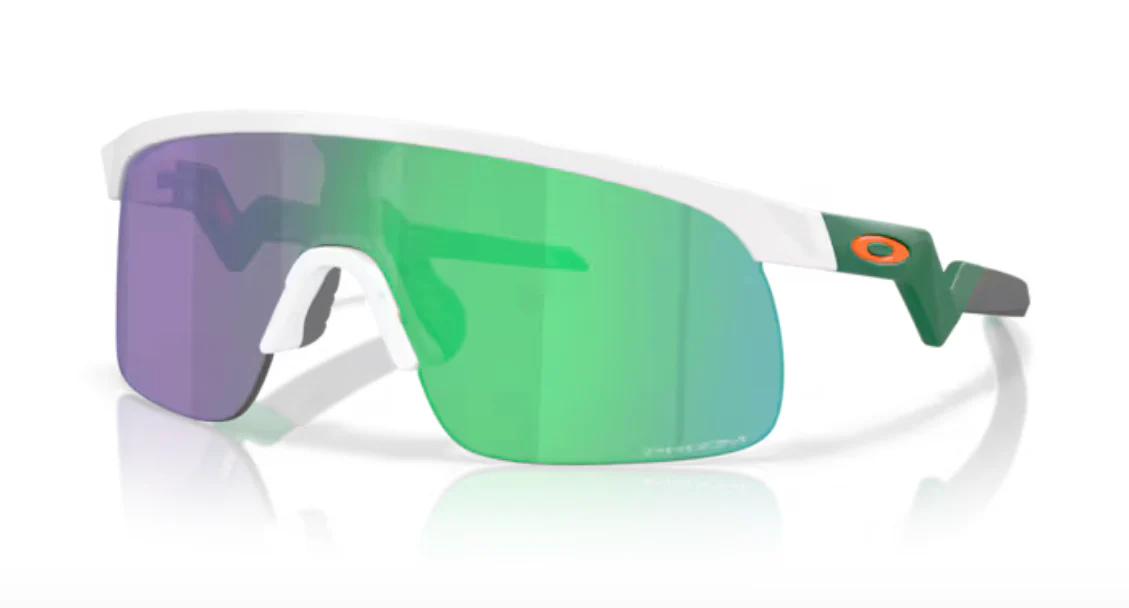 Oakley Resistor Youth- Matte White Prizm Green