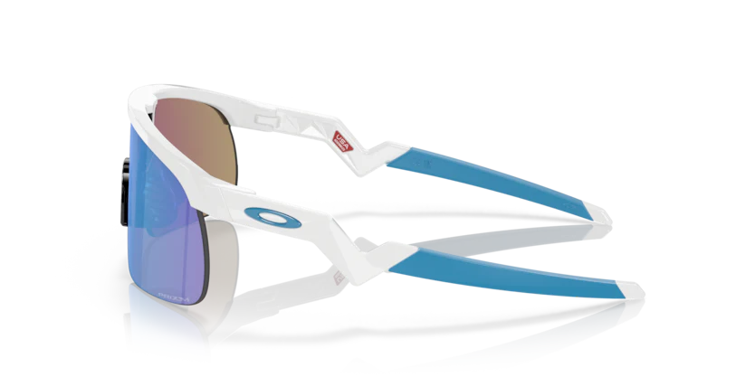 Oakley Resistor Youth - Polished White Prizm Sapphire - Image 4