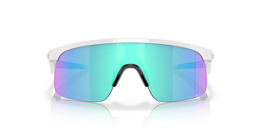 Oakley Resistor Youth - Polished White Prizm Sapphire - Image 6
