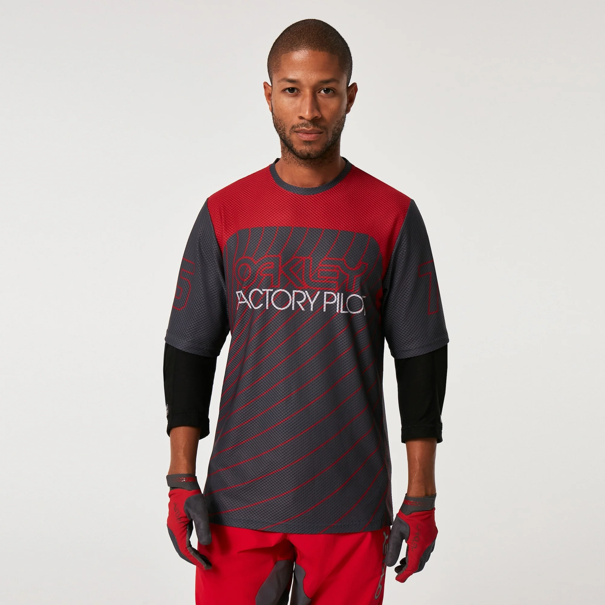 Oakley Seeker 75 SS Riding Jersey Uniform Grey - Image 9