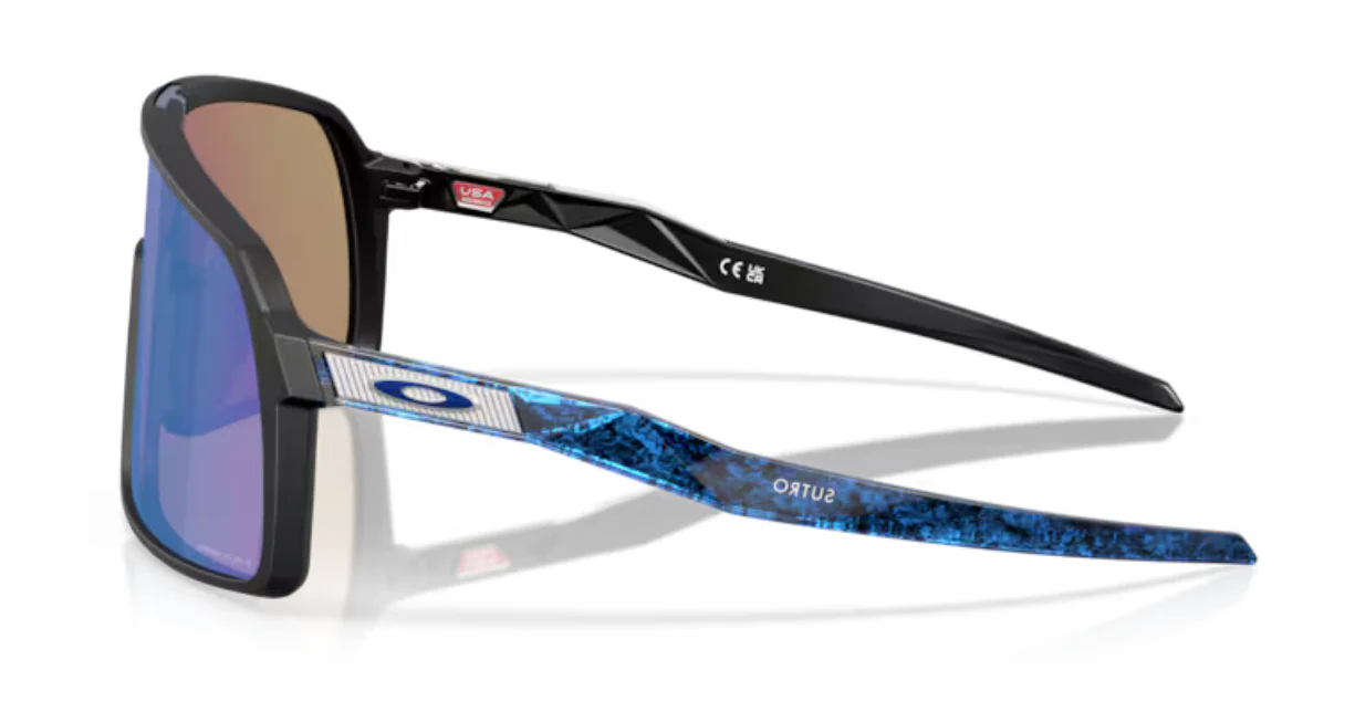 Oakley Sutro- Matte Black/Crystal Blue Prizm Sapphire - Image 3