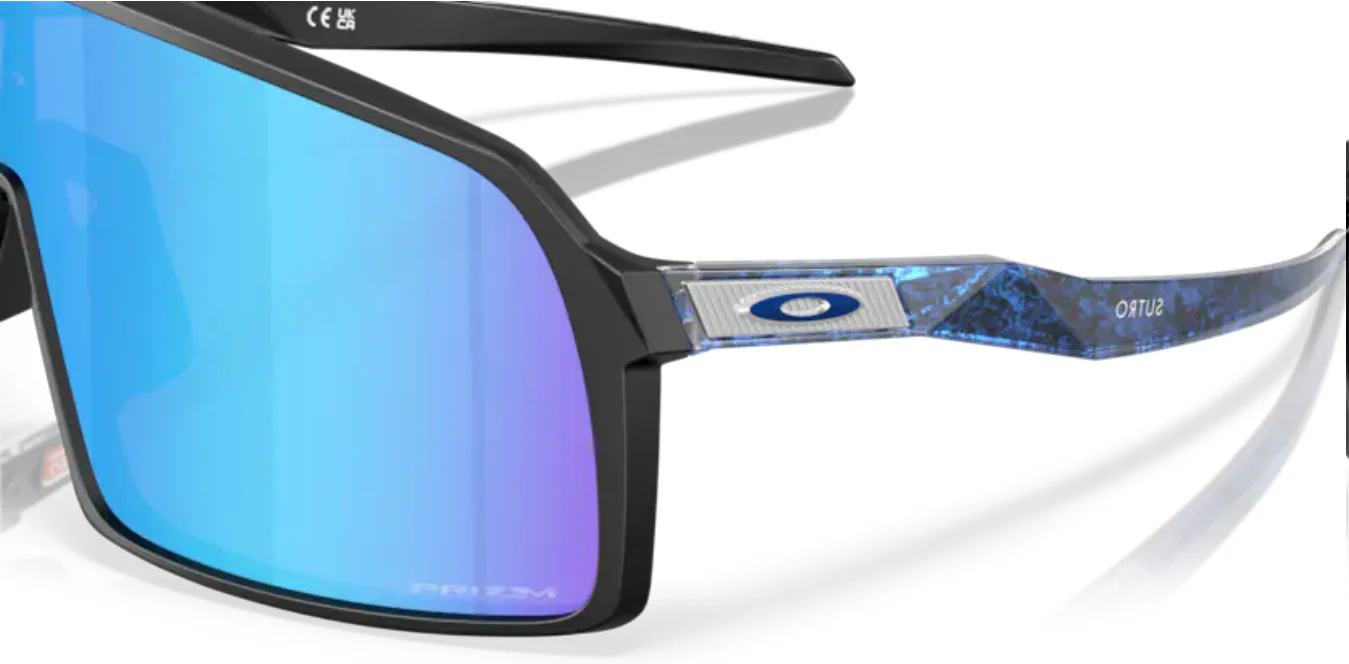 Oakley Sutro- Matte Black/Crystal Blue Prizm Sapphire - Image 5