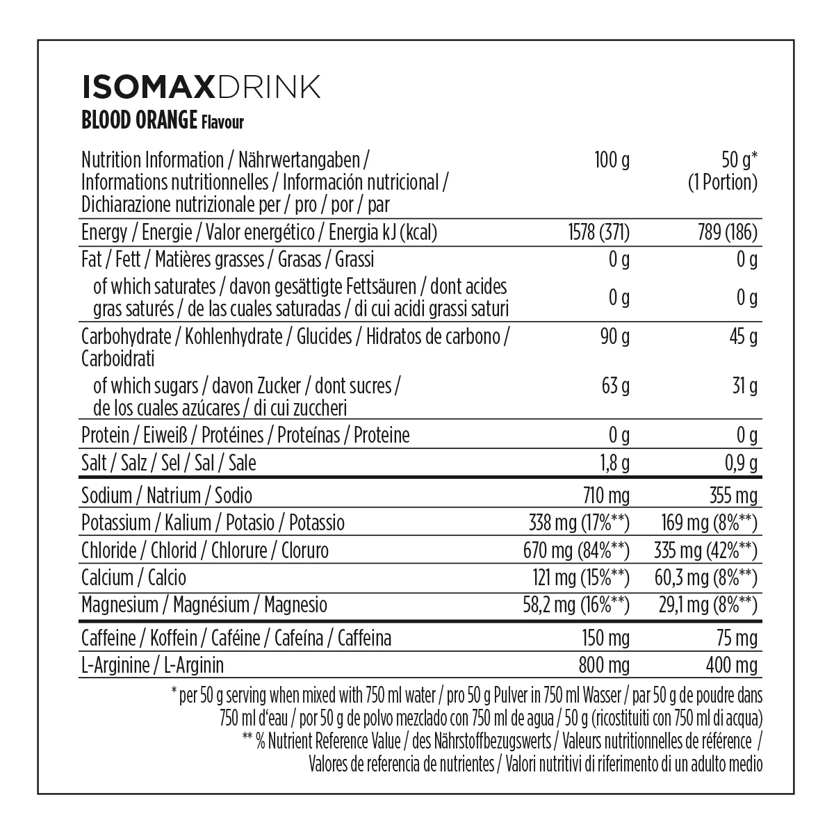 PowerBar IsoMax- Blood Orange 1.2kg - Image 2