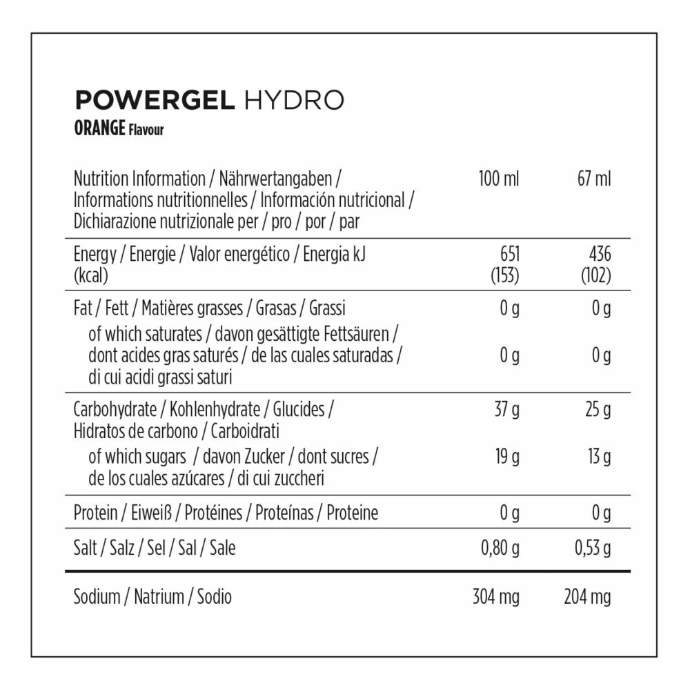 PowerGel Hydro- Orange - Image 2