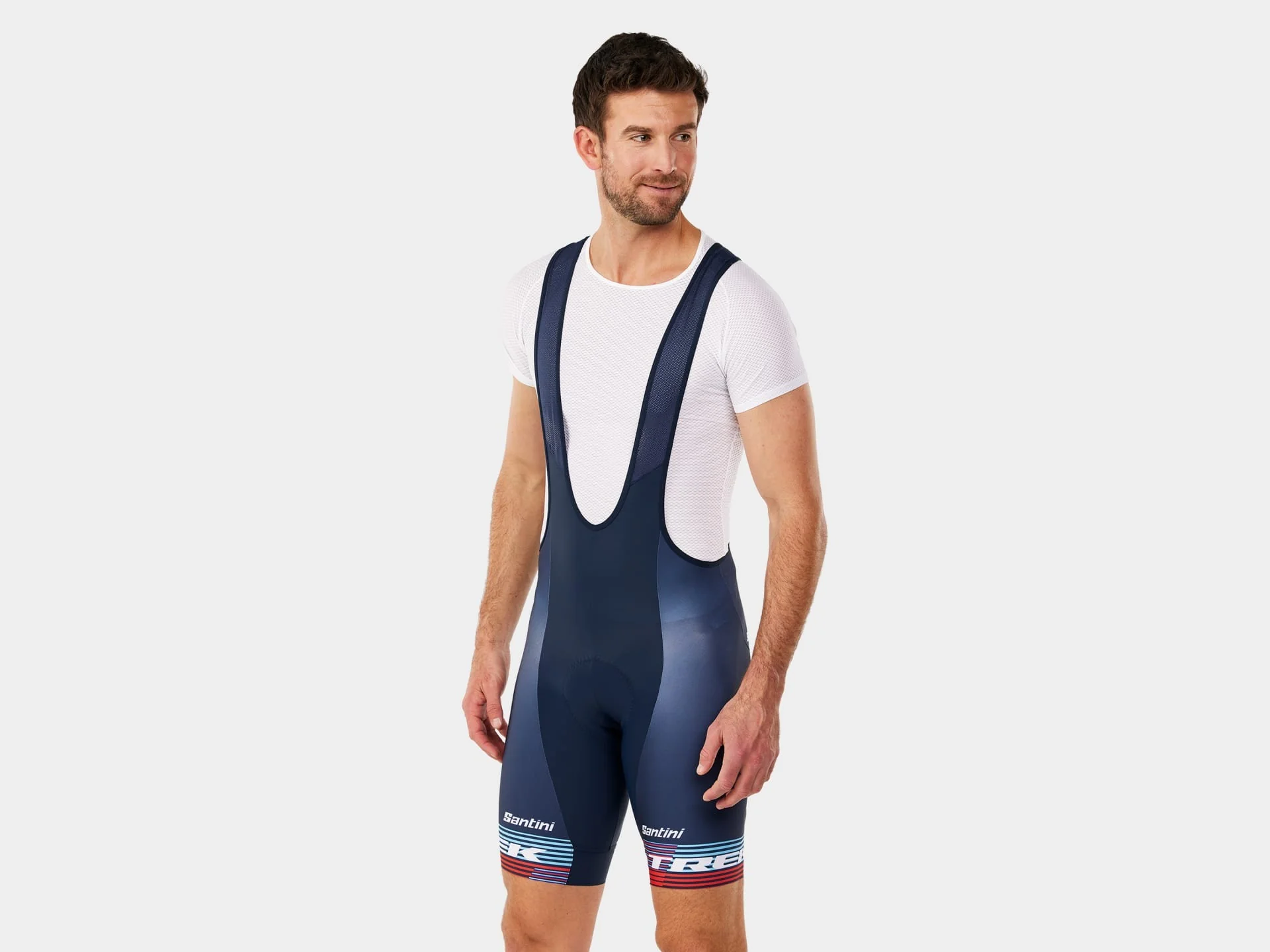 Santini Trek Factory Racing Men’s Team Replica Bib Shorts- Large - Image 3