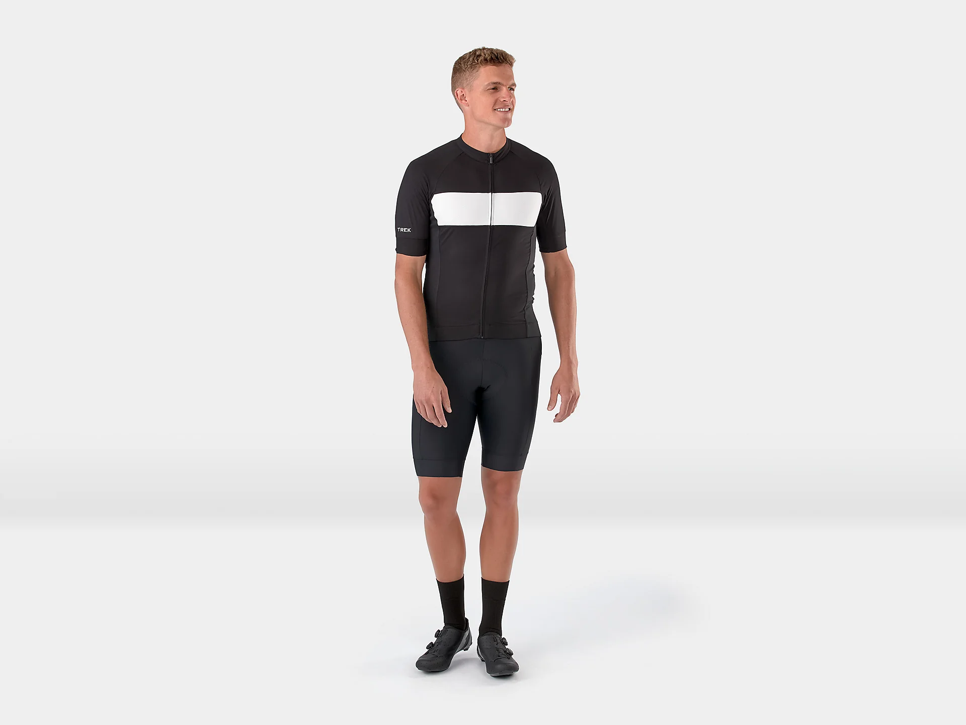 Trek Circuit LTD Cycling Jersey- Black/White - Image 8