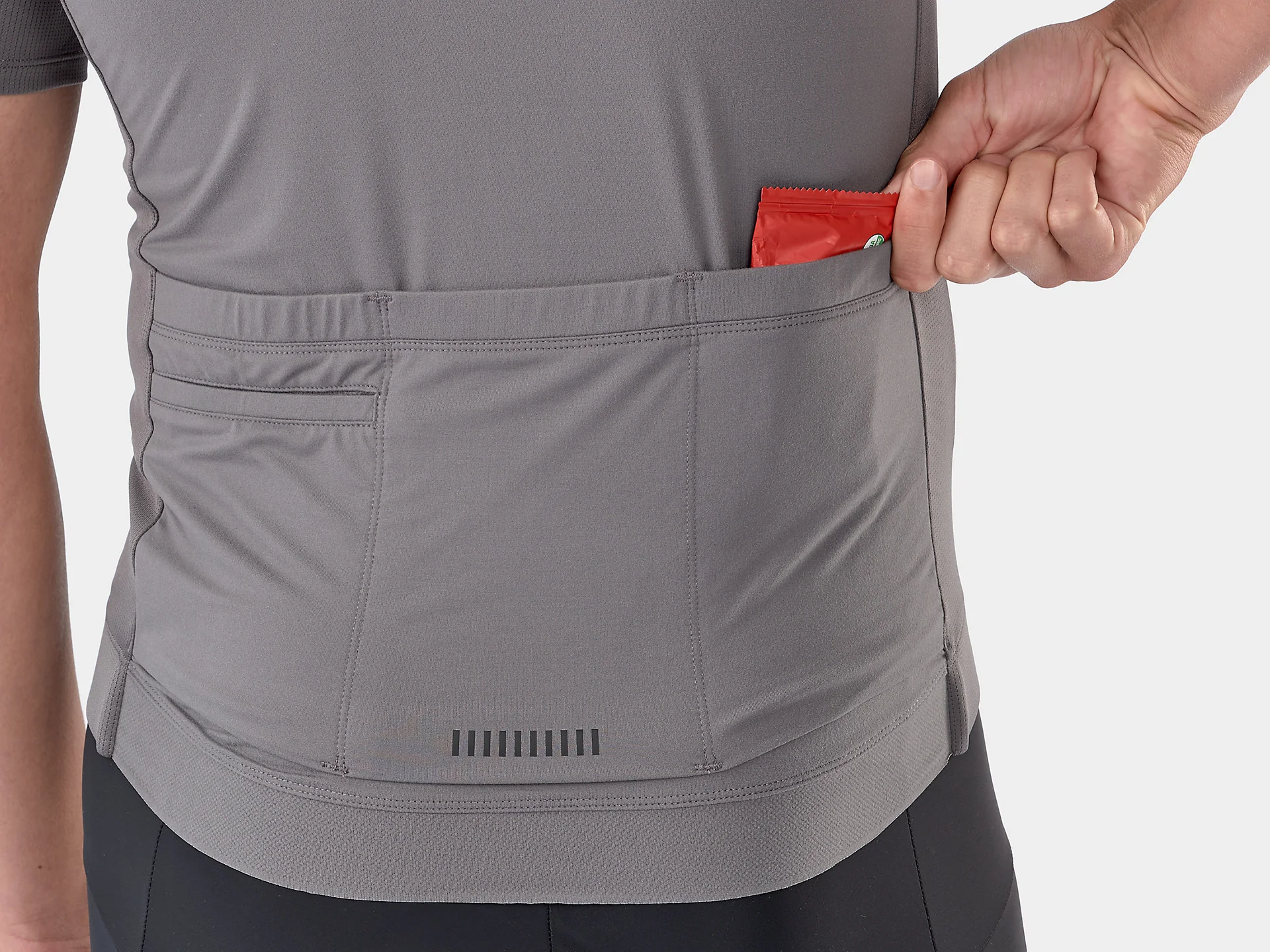 Trek Circuit LTD Cycling Jersey- Charcoal/ Black - Image 4