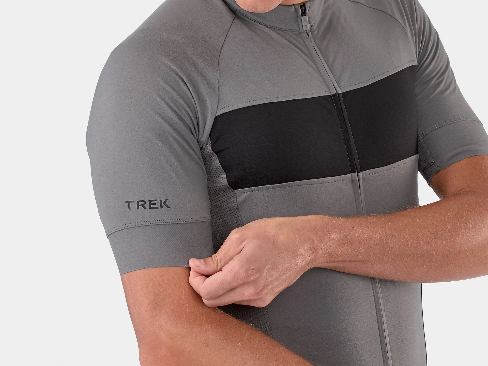 Trek Circuit LTD Cycling Jersey- Charcoal/ Black - Image 6
