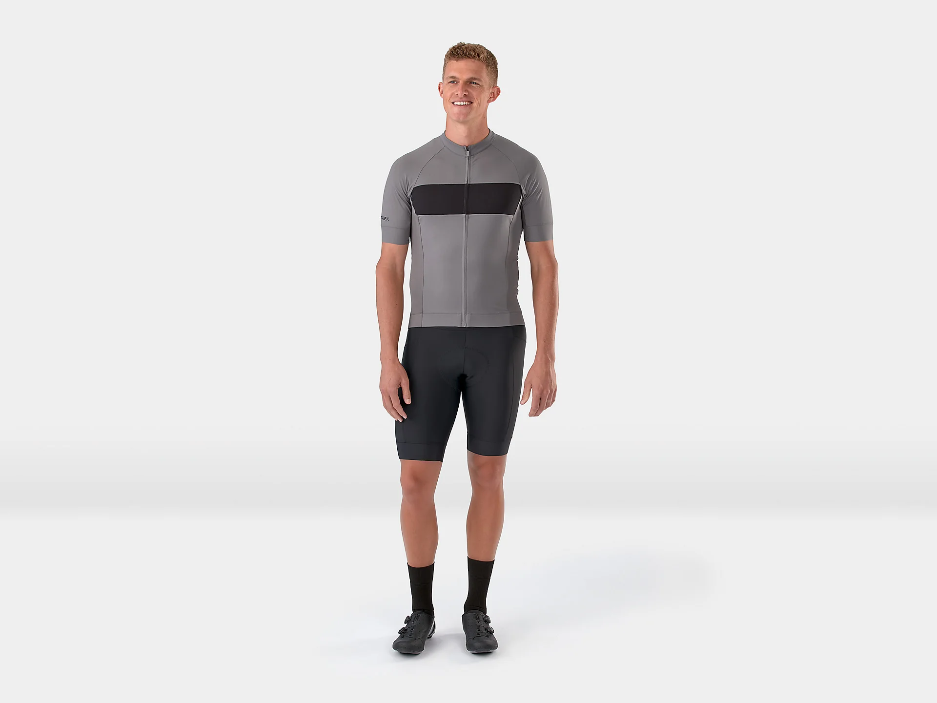 Trek Circuit LTD Cycling Jersey- Charcoal/ Black - Image 8