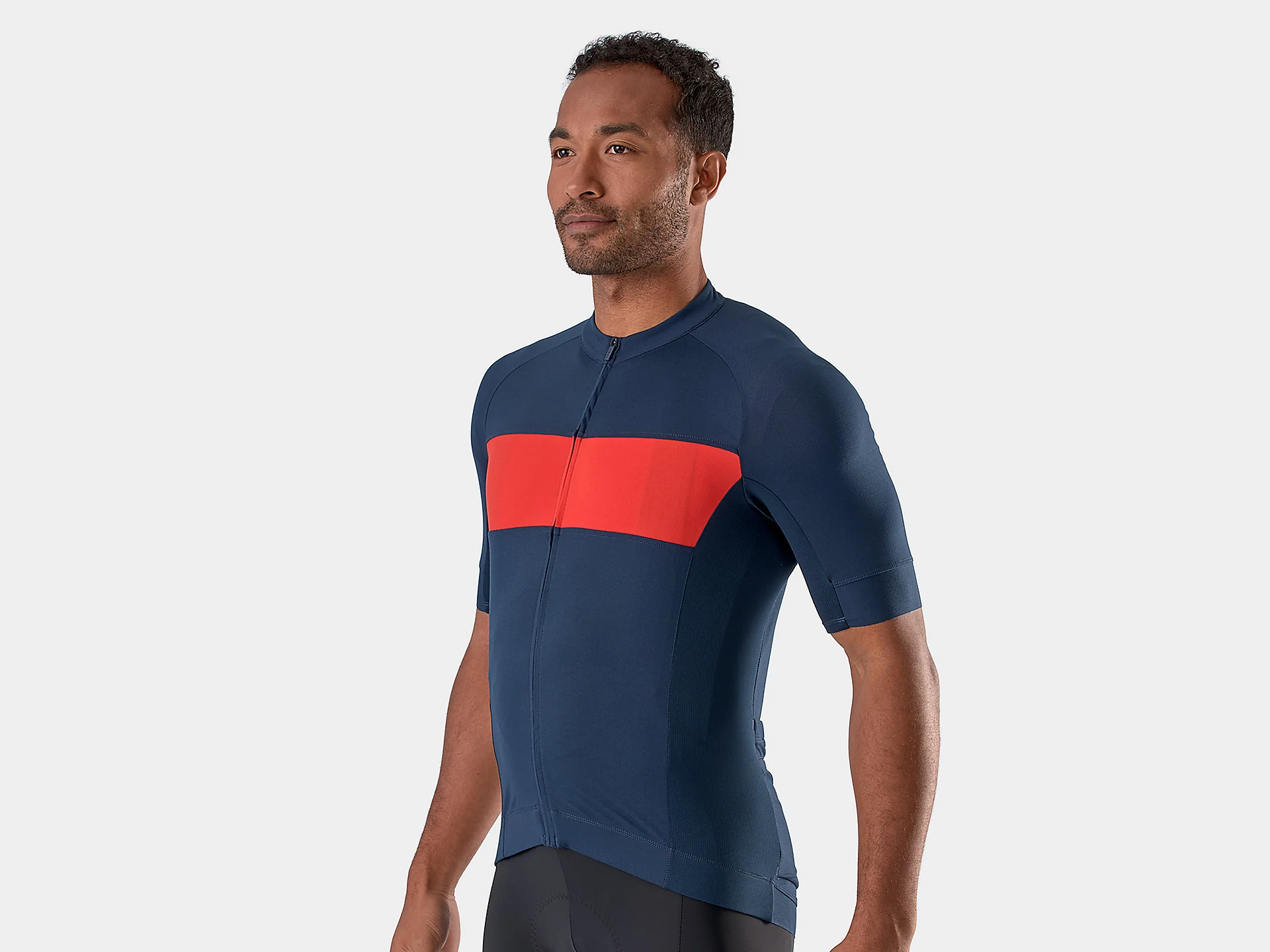 Trek Circuit LTD Cycling Jersey- Deep dark blue/ Viper Red - Image 2
