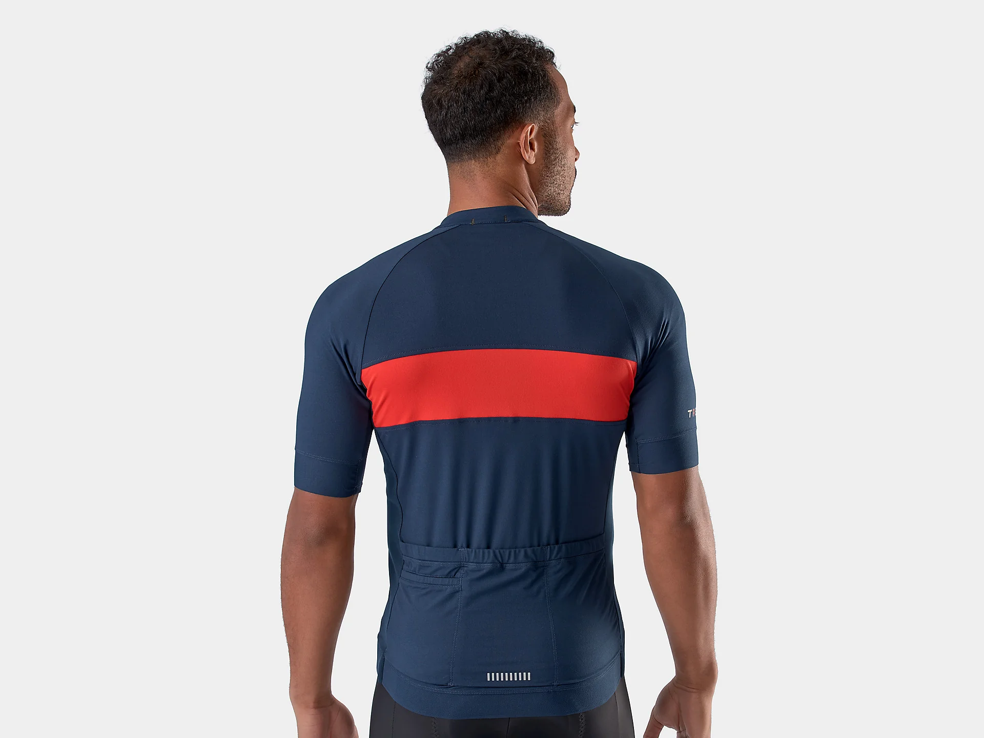 Trek Circuit LTD Cycling Jersey- Deep dark blue/ Viper Red - Image 3