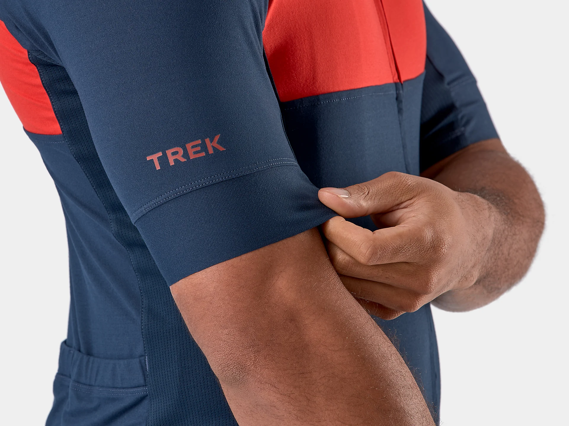 Trek Circuit LTD Cycling Jersey- Deep dark blue/ Viper Red - Image 5