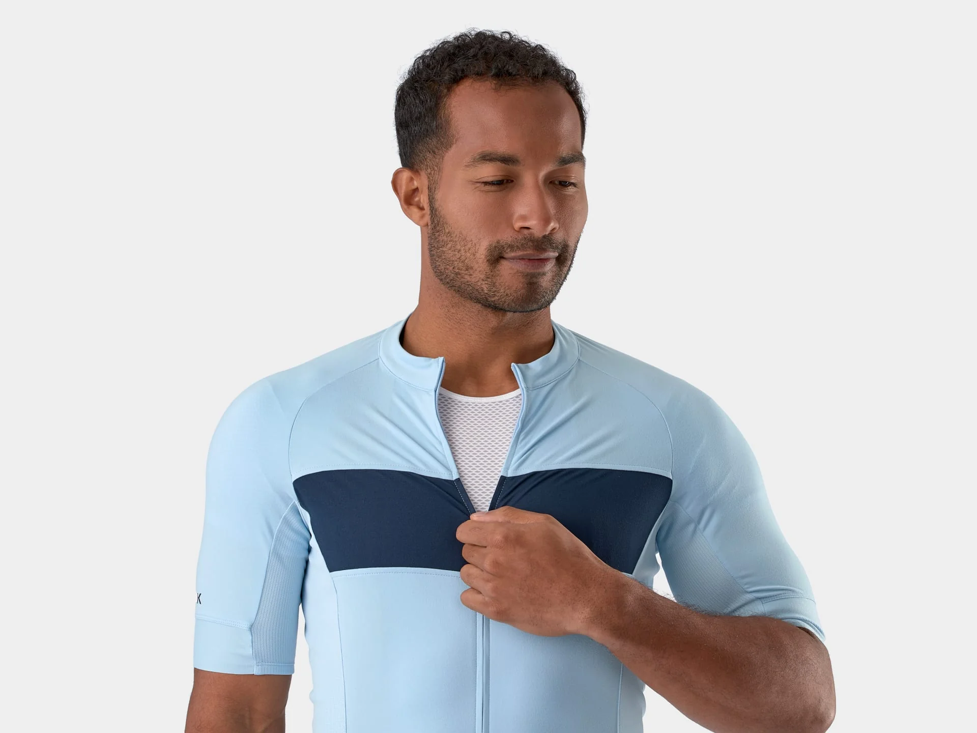 Trek Circuit LTD Cycling Jersey - Dusty Blue/Deep Dark Blue - Image 4