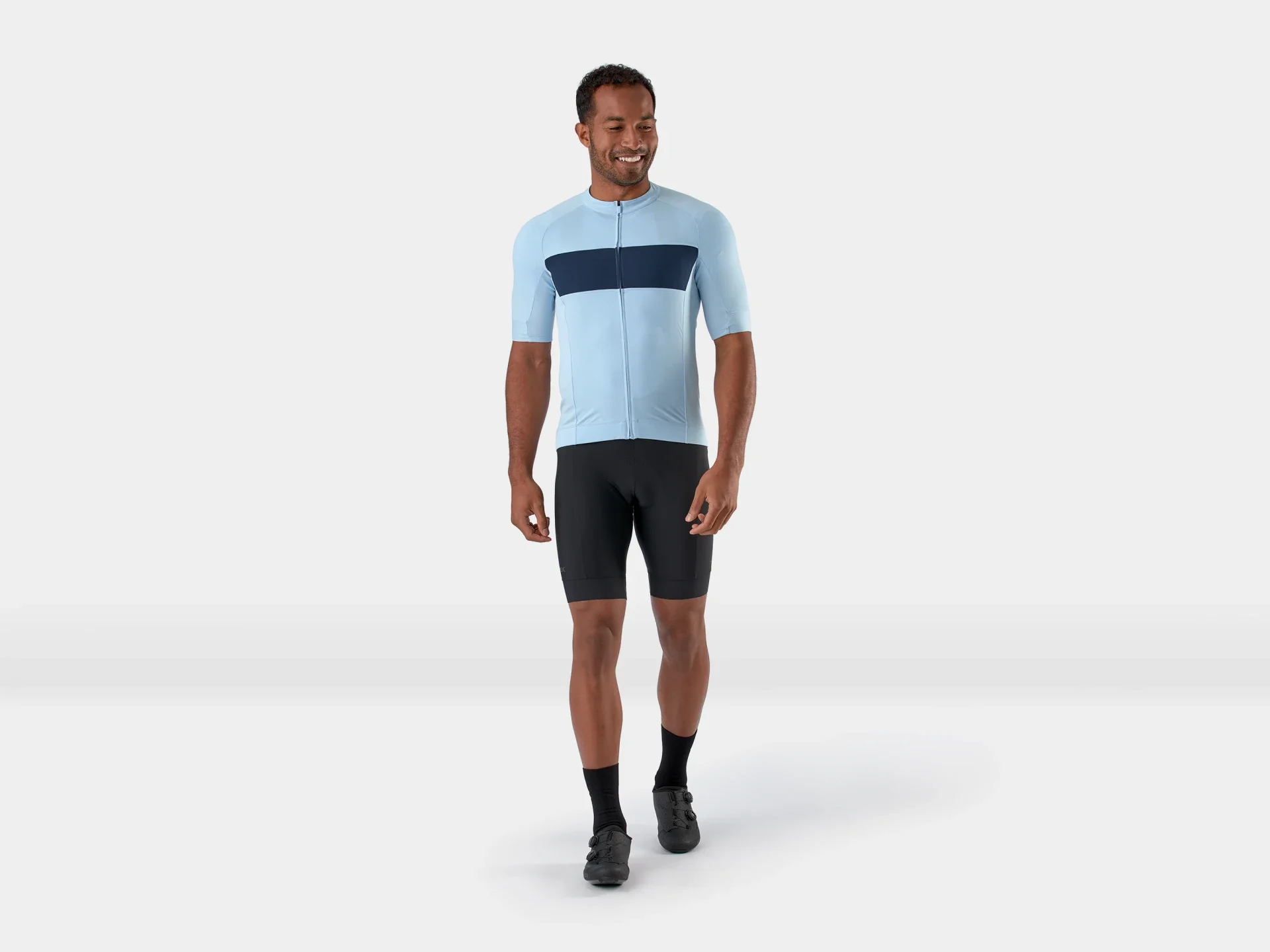 Trek Circuit LTD Cycling Jersey - Dusty Blue/Deep Dark Blue - Image 6