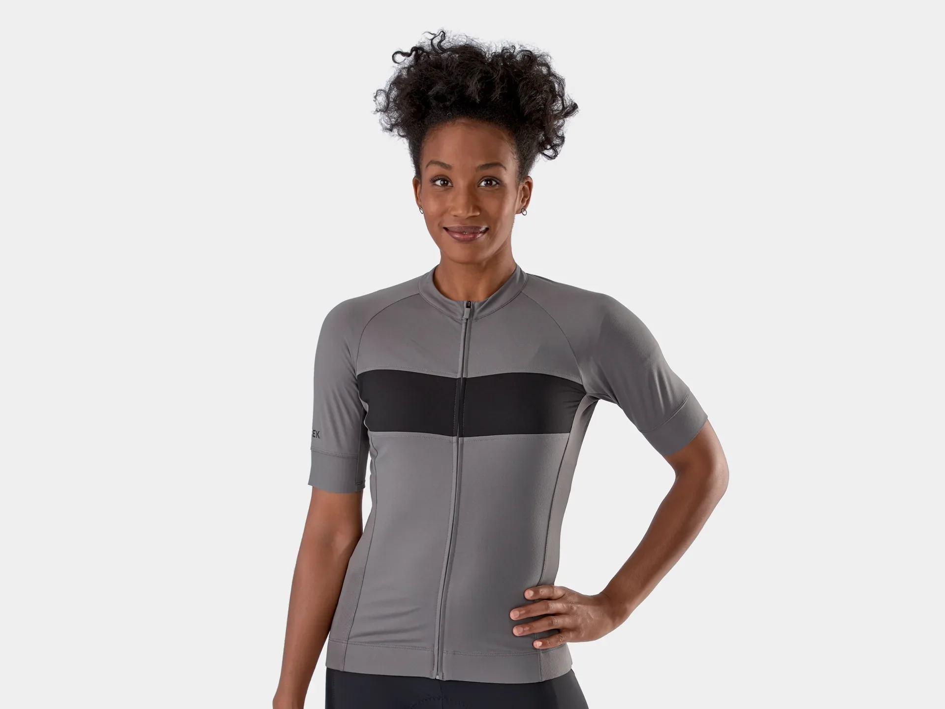 Trek Circuit Women's LTD Cycling Jersey - Charcoal/Black
