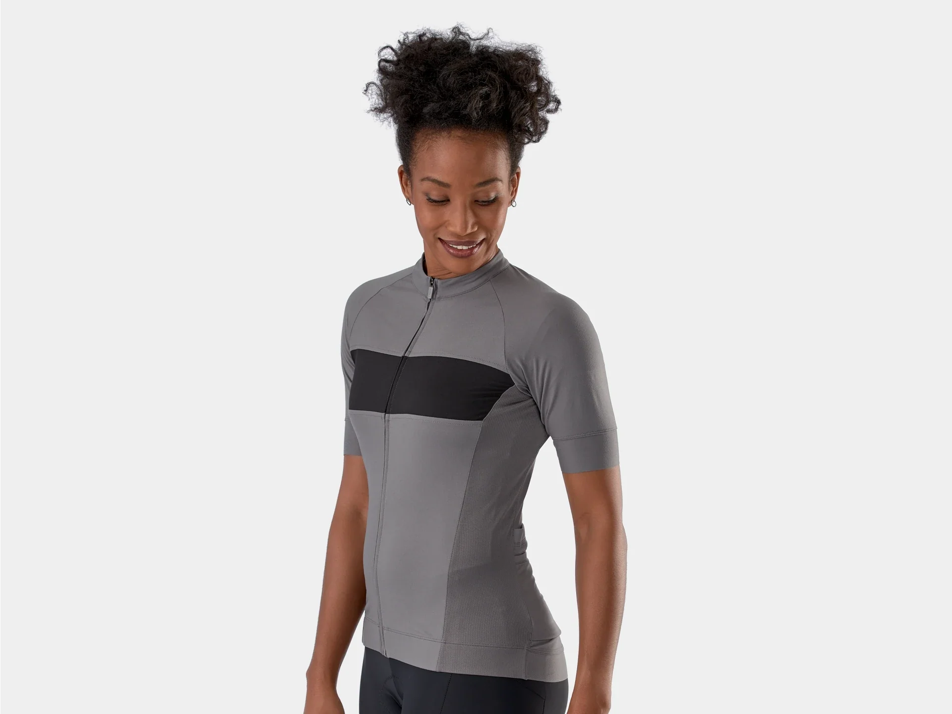 Trek Circuit Women's LTD Cycling Jersey - Charcoal/Black - Image 3