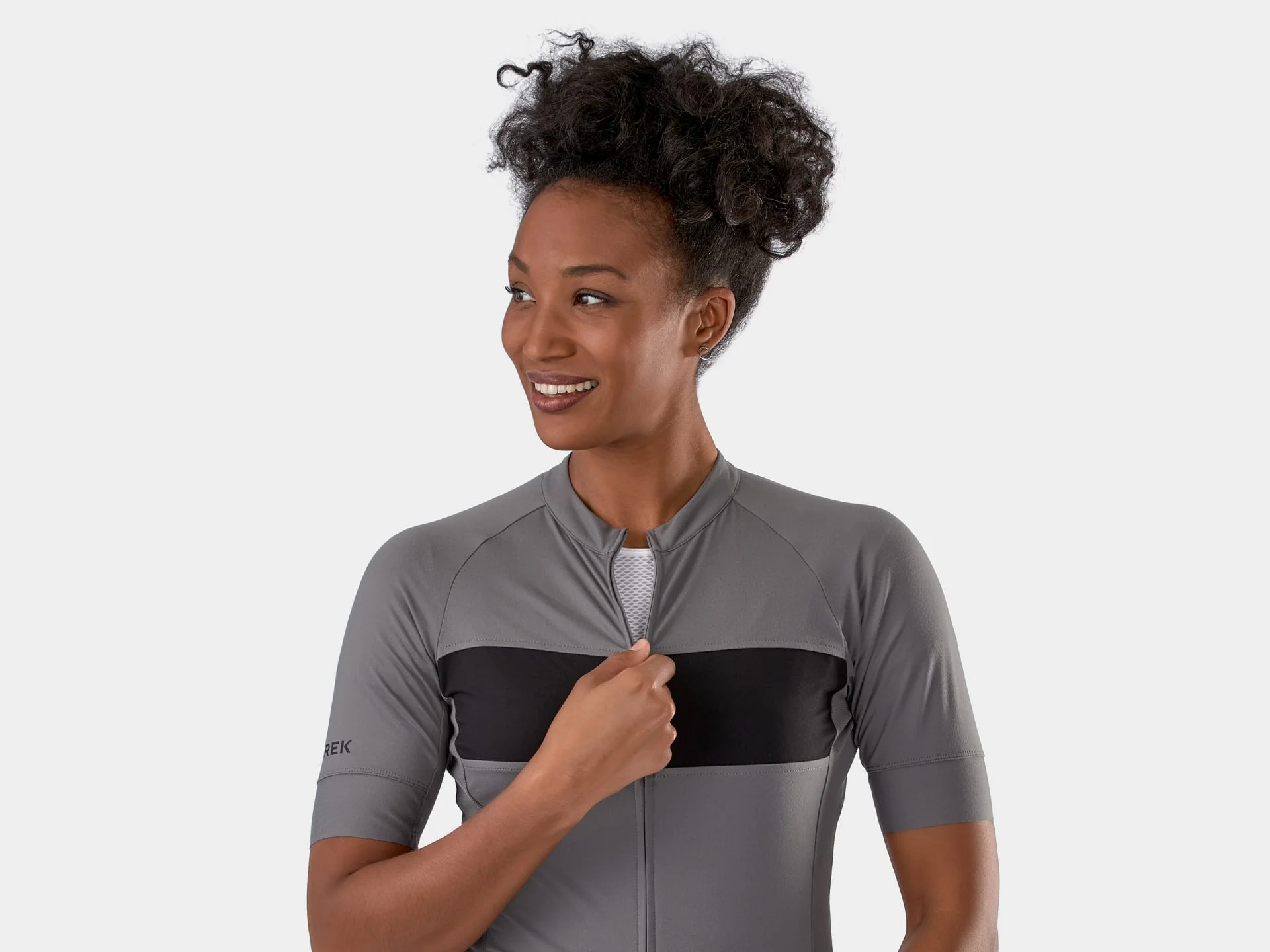 Trek Circuit Women's LTD Cycling Jersey - Charcoal/Black - Image 6