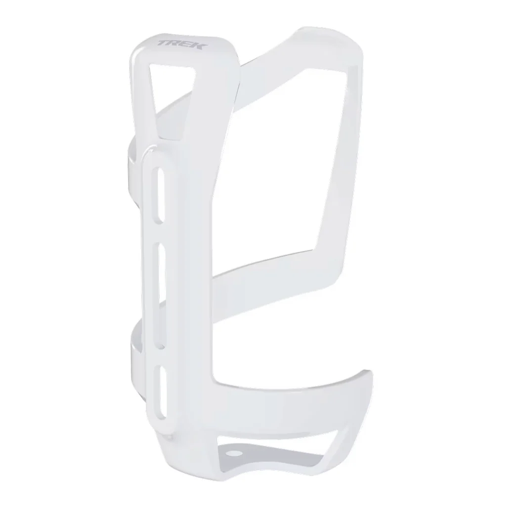 Trek Left Side Load Recycled Water Bottle Cage- Gloss White