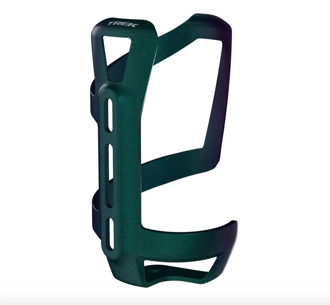 Trek Left Side Load Recycled Water Bottle Cage- Matte Emerald Iris - Image 2