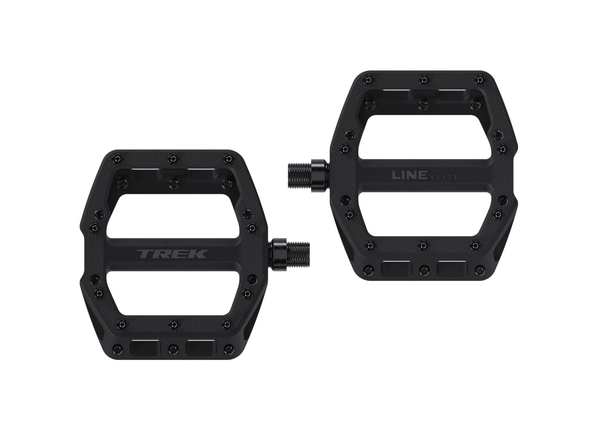 Trek Line Elite Flat Pedal Set- Matte Black - Image 2