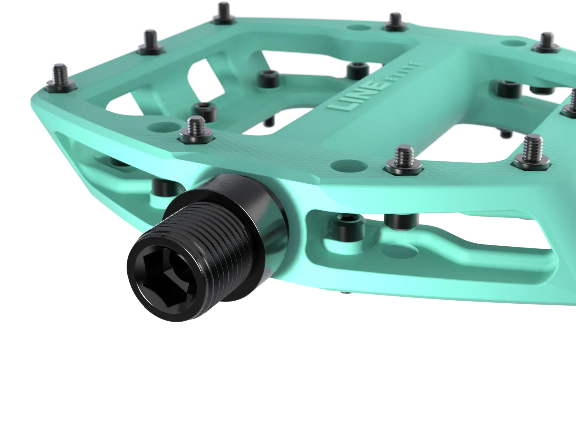 Trek Line Elite MTB Pedal Set - Miami Green - Image 3
