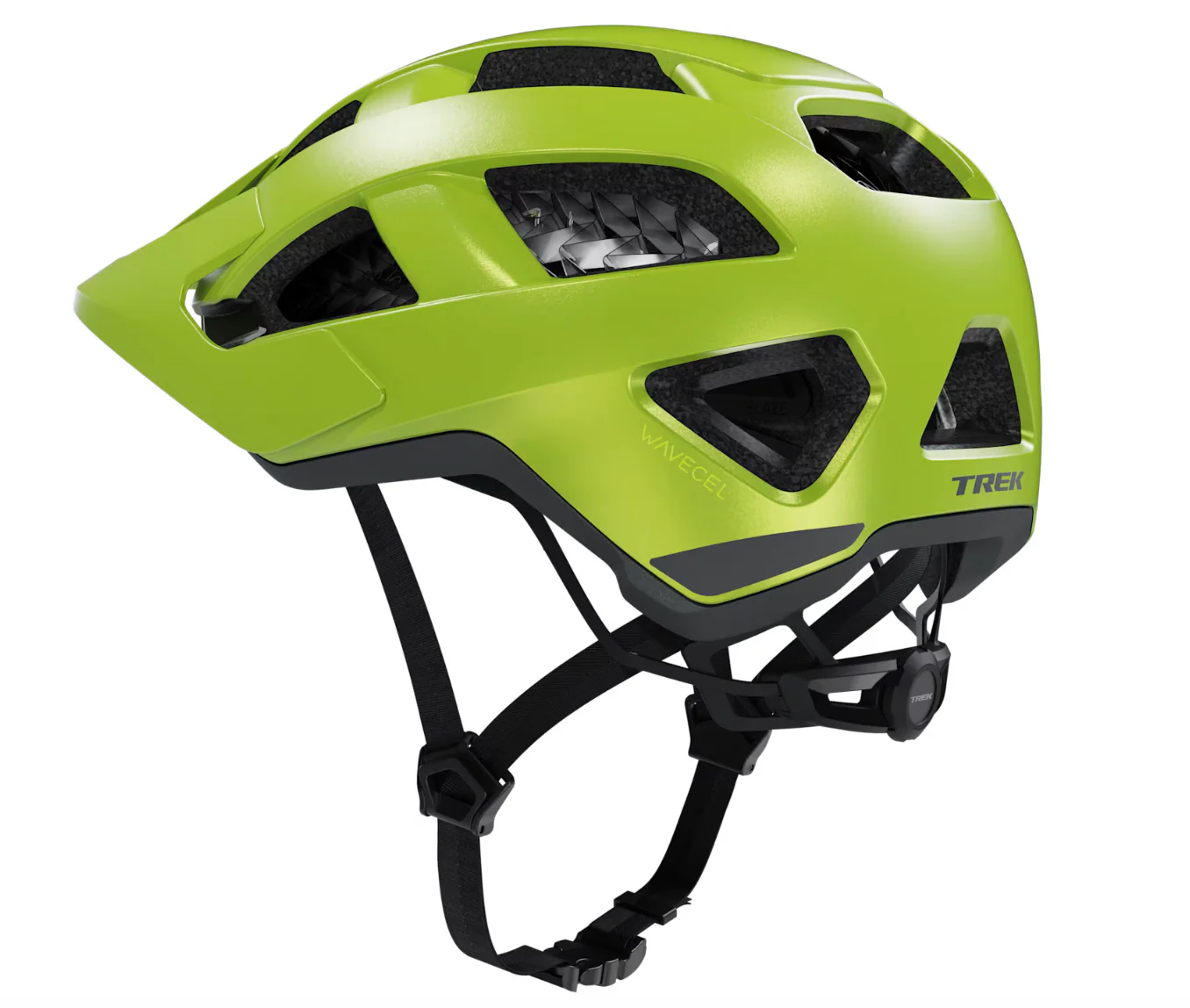 Trek Quantum WaveCel Mountain Bike Helmet- Matte Power Surge - Image 3