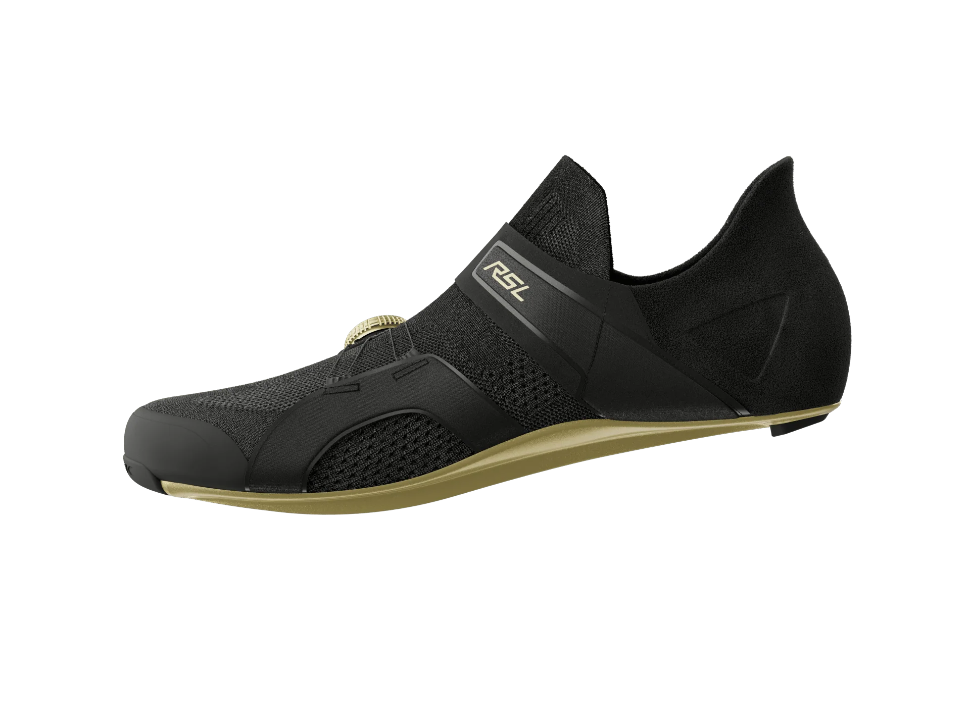 Trek RSL Knit Road Cycling Shoes - Black/Gold - Image 2